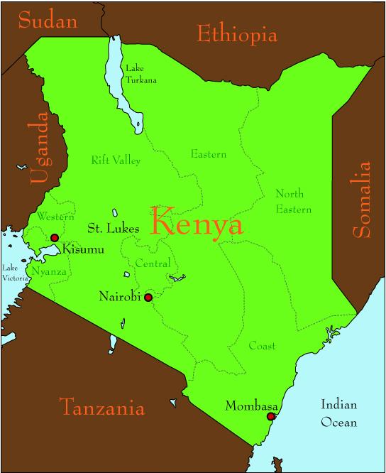 Kenya Map